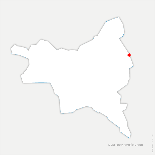 carte de localisation d'Asnières-sur-Oise