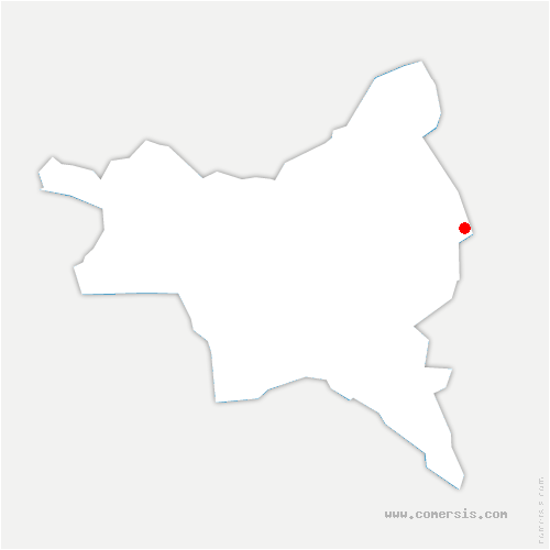 carte de localisation de Bellefontaine