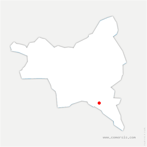 carte de localisation de Borest
