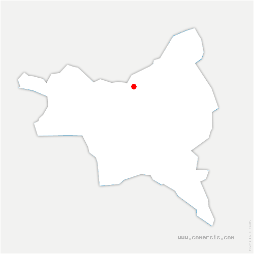 carte de localisation de Brunvillers-la-Motte