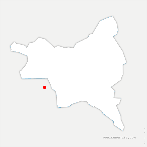 carte de localisation de Coeuvres-et-Valsery