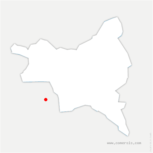 carte de localisation de Corcy
