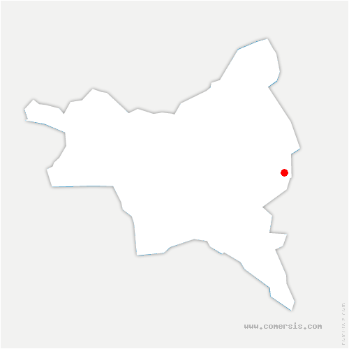 carte de localisation du Mesnil-Aubry