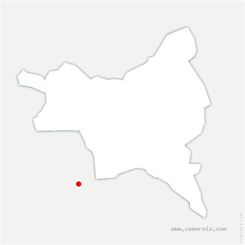 carte de localisation de Monnes