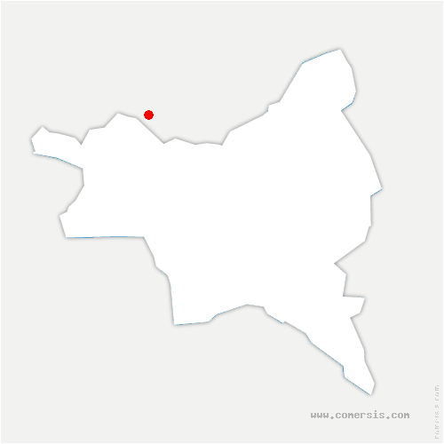 carte de localisation de Saint-Thibault-des-Vignes