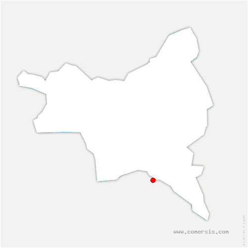 carte de localisation de Thiers-sur-Thève