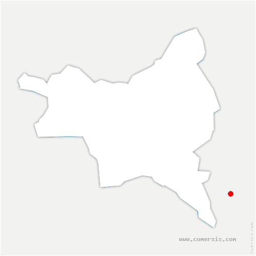 carte de localisation de Thury-en-Valois