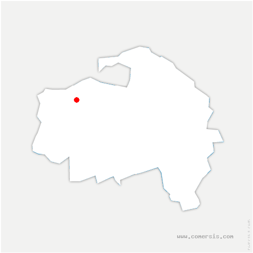 carte de localisation de Férolles-Attilly