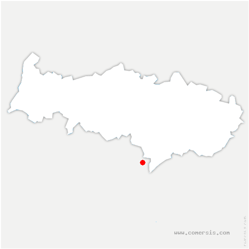 carte de localisation d'Aumont-en-Halatte