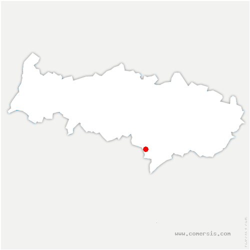 carte de localisation de Beaurepaire