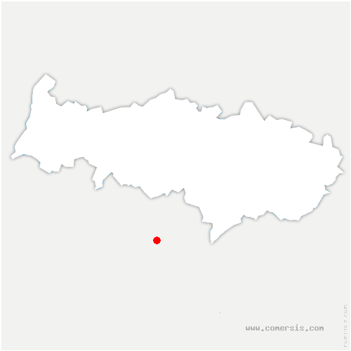 carte de localisation de Blaincourt-lès-Précy