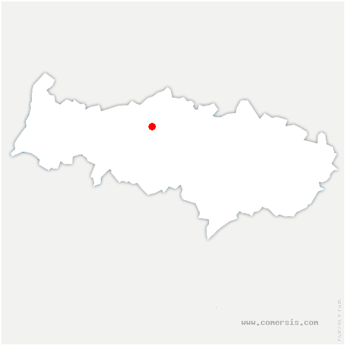 carte de localisation du Blanc-Mesnil