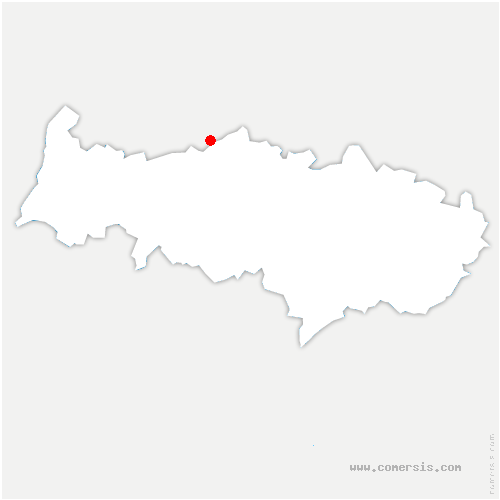 carte de localisation de Boinville-en-Mantois