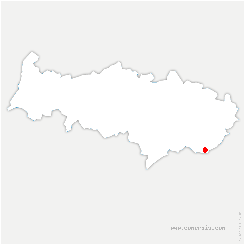 carte de localisation de Bonneuil-en-Valois
