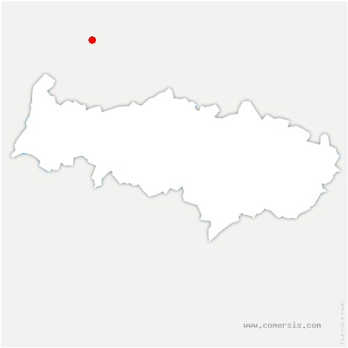 carte de localisation de Bonnières-sur-Seine