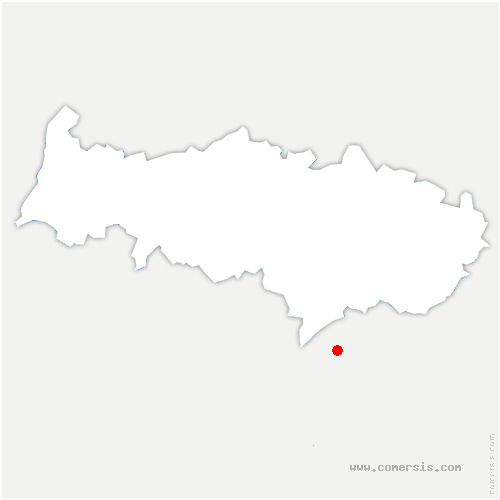 carte de localisation de Borest