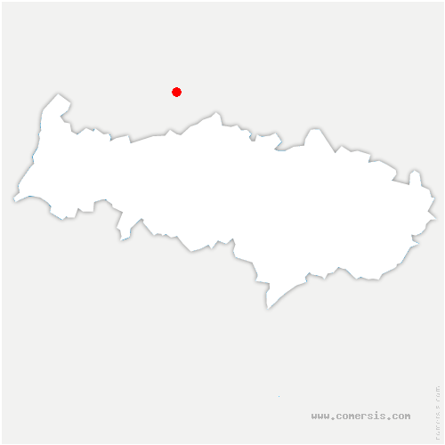 carte de localisation de Breuil-Bois-Robert