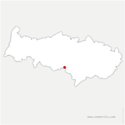carte de localisation de Breuil-le-Vert