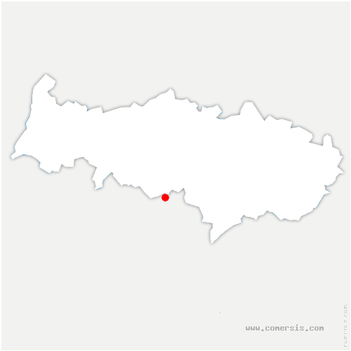 carte de localisation de Cambronne-lès-Clermont