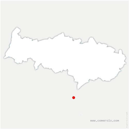 carte de localisation de la Chapelle-en-Serval