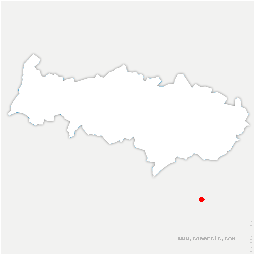 carte de localisation de Chèvreville