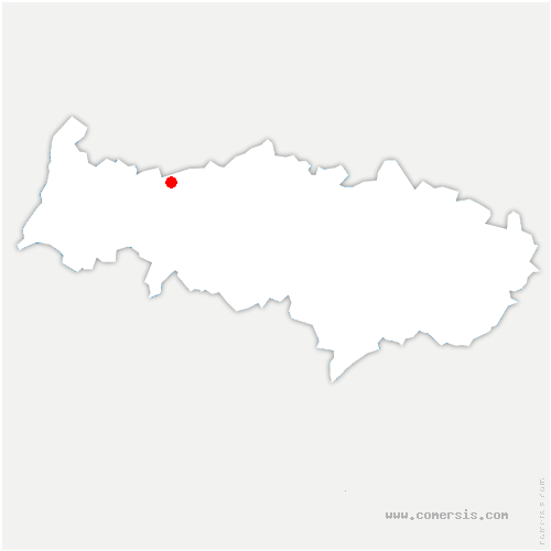 carte de localisation de Civry-la-Forêt