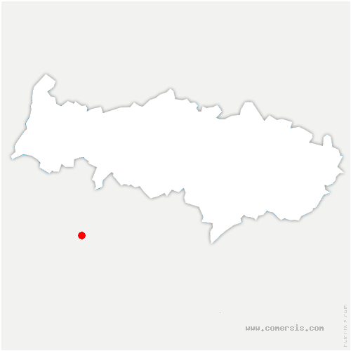 carte de localisation de Coyolles