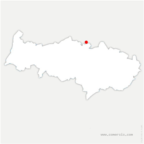 carte de localisation de Crespières