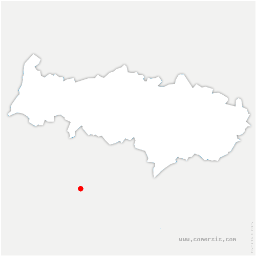 carte de localisation de Dammard