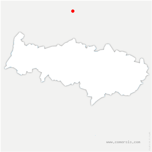 carte de localisation de Douy-la-Ramée