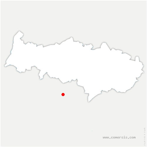 carte de localisation d'Ercuis