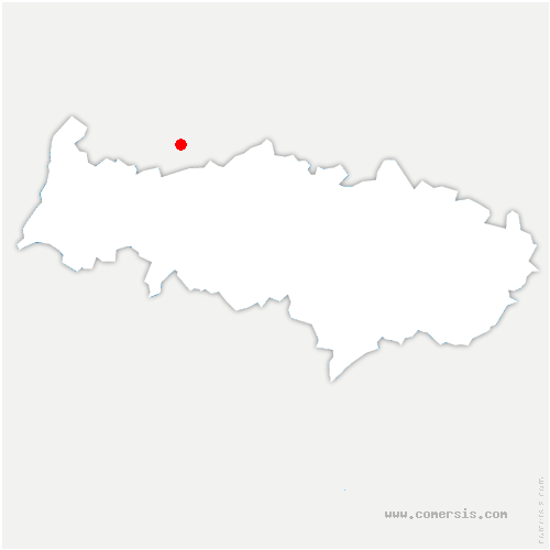 carte de localisation de Flacourt
