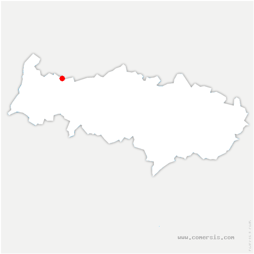 carte de localisation de Flins-Neuve-Église