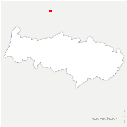 carte de localisation de Follainville-Dennemont