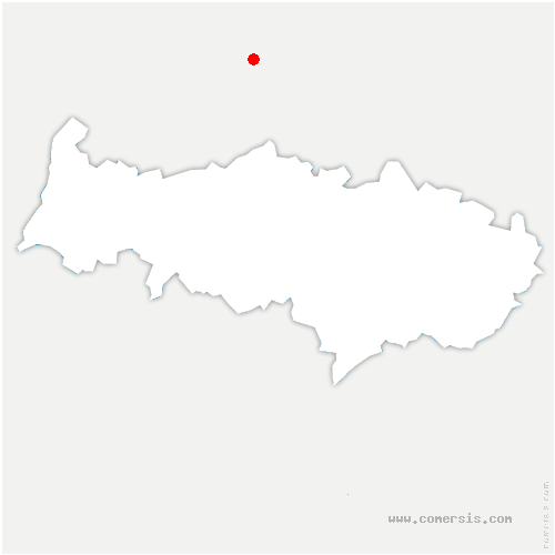 carte de localisation de Fontenay-Saint-Père