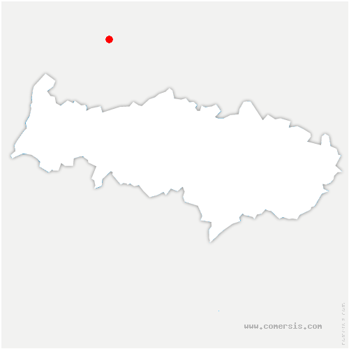 carte de localisation de Guernes