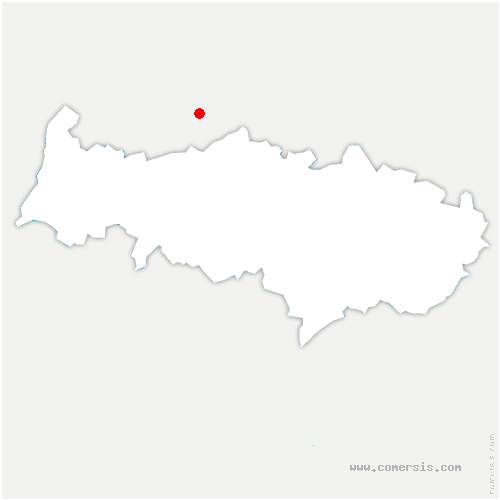 carte de localisation de Guerville