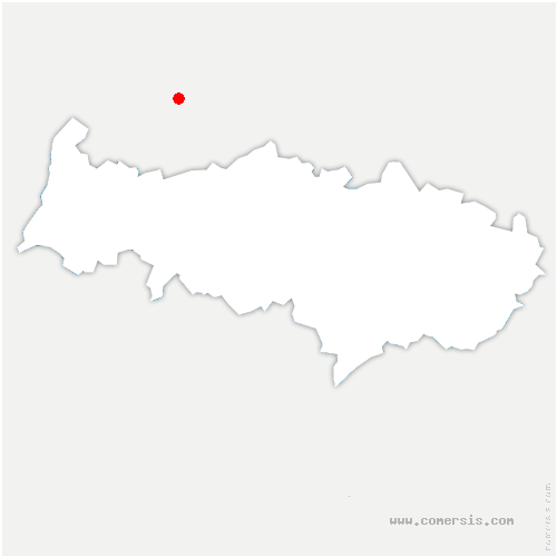 carte de localisation de Jouy-Mauvoisin