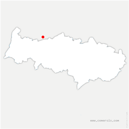 carte de localisation de Montchauvet
