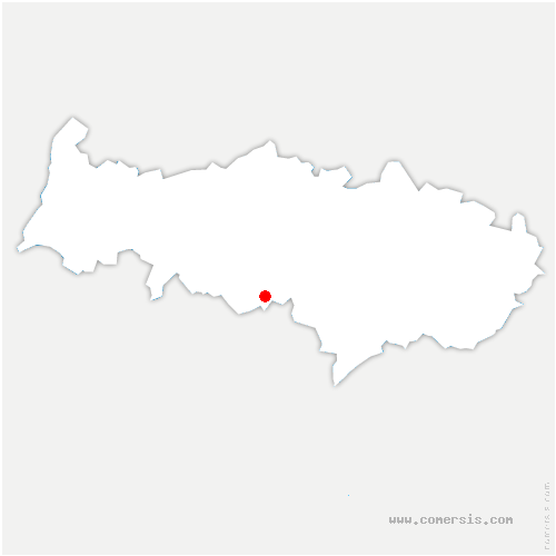 carte de localisation de Neuilly-sous-Clermont