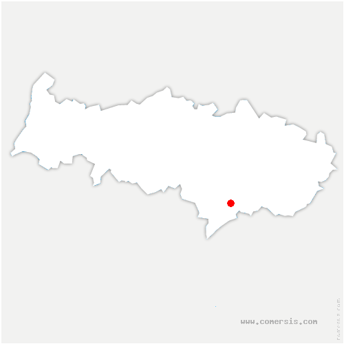 carte de localisation de Rhuis