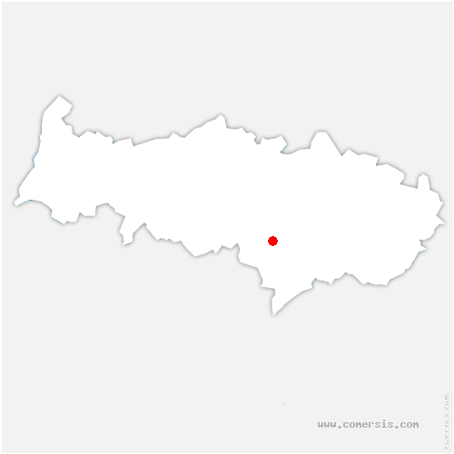 carte de localisation de Sacy-le-Grand