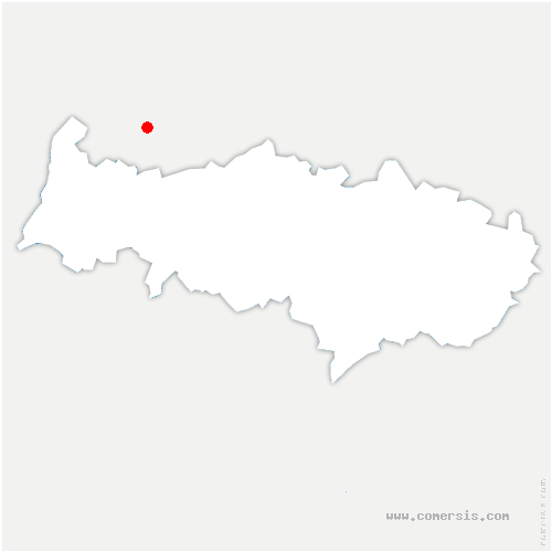carte de localisation du Tertre-Saint-Denis