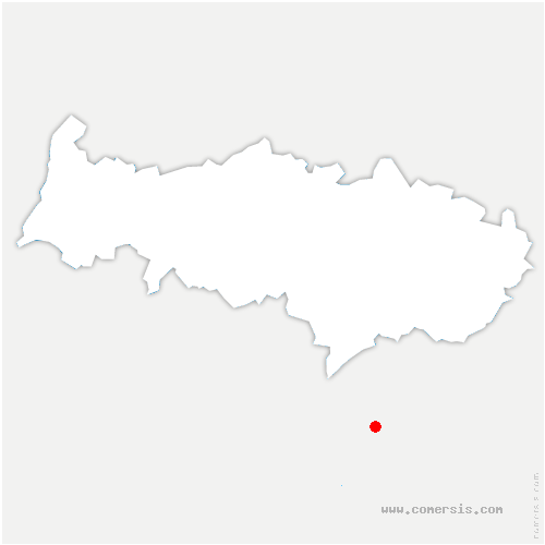 carte de localisation de Ver-sur-Launette