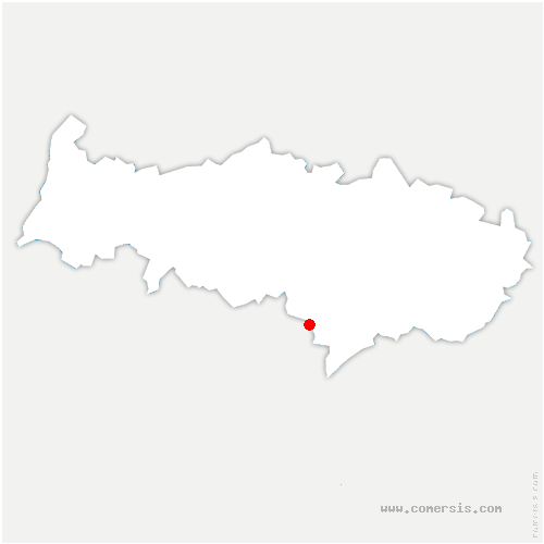 carte de localisation de Verneuil-en-Halatte