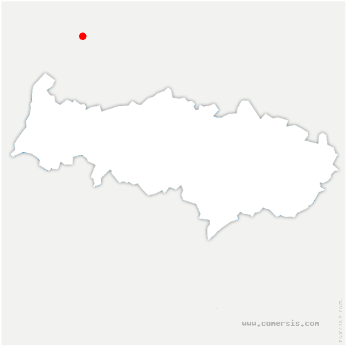 carte de localisation de la Villeneuve-en-Chevrie