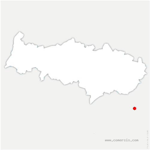 carte de localisation de la Villeneuve-sous-Thury