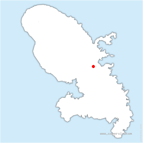 carte de localisation de Lamentin