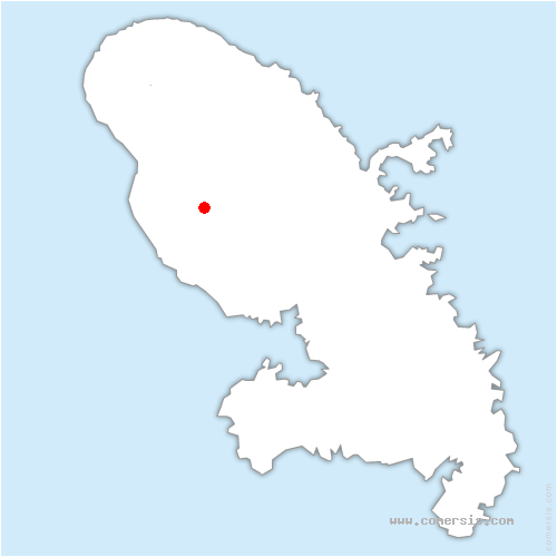 carte de localisation de Schœlcher