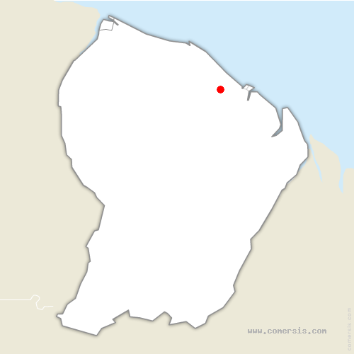 carte de localisation de Macouria